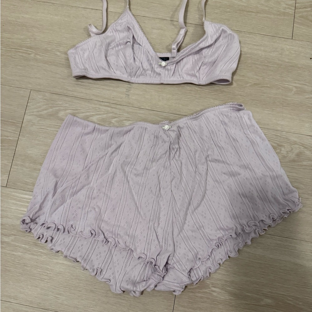 Blush Light Purple Intimate Set